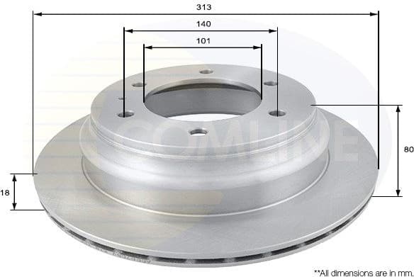 Brake discs kit rear, (2pcs) ADC0708V - image 2