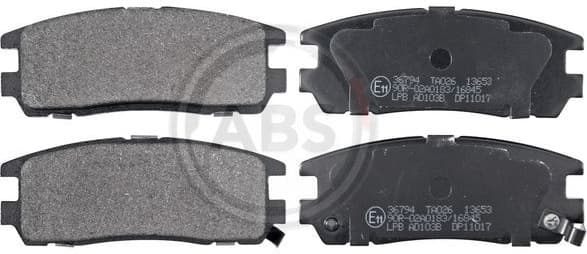 Brake Pad Set, disc brake 36794