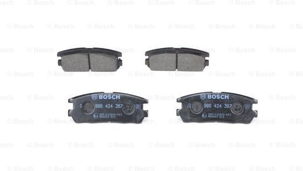 Brake Pad Set, disc brake 0986424367 - image 3