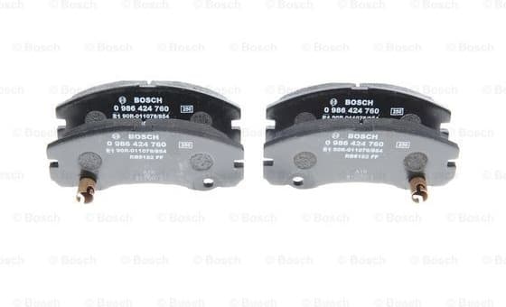 Brake Pad Set, disc brake 0986424760