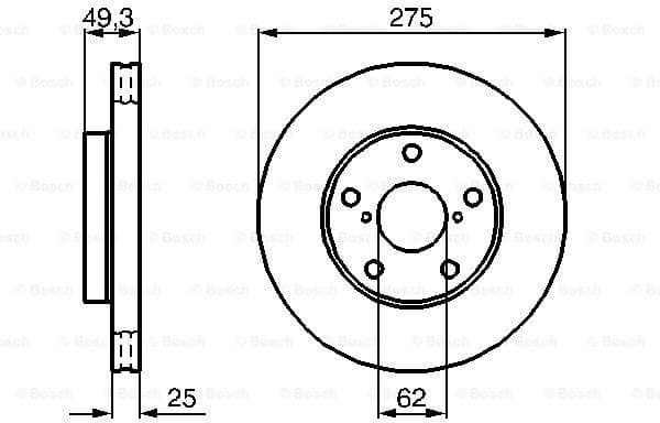 Brake Disc 0986479111 - image 5