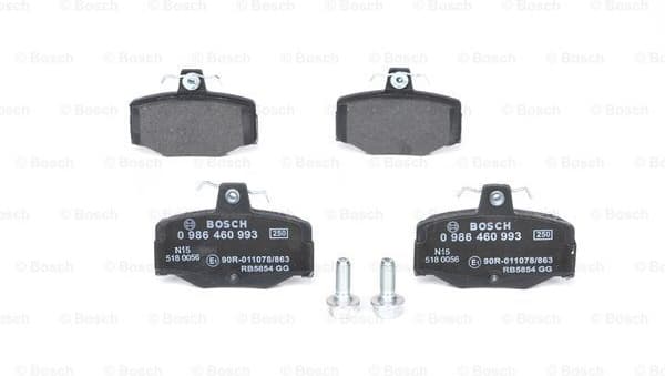 Brake Pad Set, disc brake 0986460993