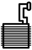 Evaporator, air conditioning 36228
