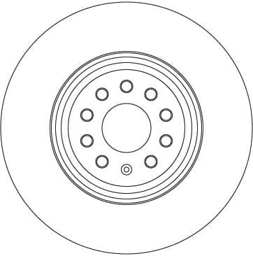 Brake Disc TRW SINGLE DF6770S
