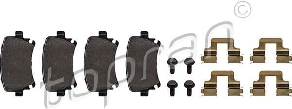 Brake Pad Set, disc brake 111 055