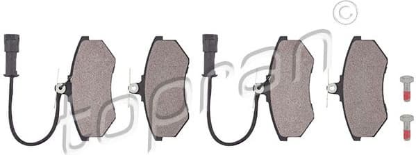 Brake Pad Set, disc brake 104 417