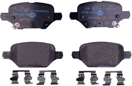 Brake Pad Set, disc brake 8DB 355 040-181