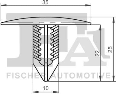 Clip, trim/protection strip 22-10004.5 - image 2