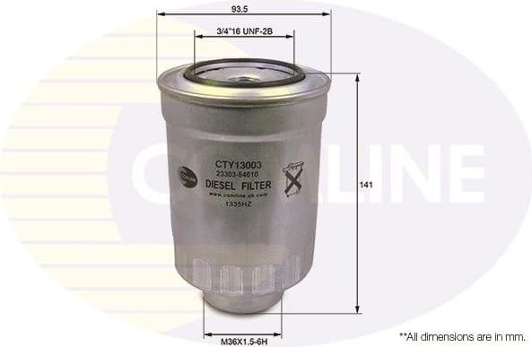 Filter diesel fuel CTY13003
