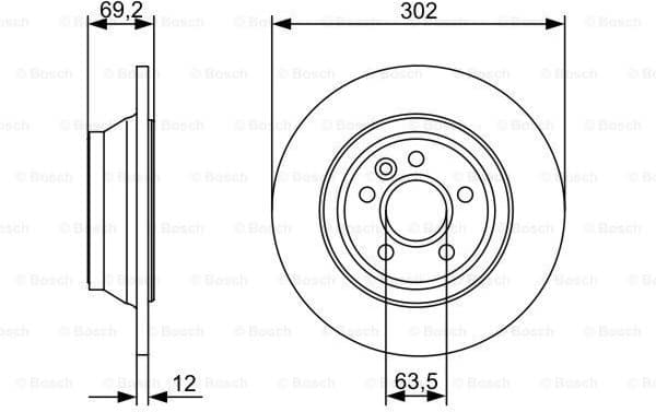 Brake Disc 0986479396