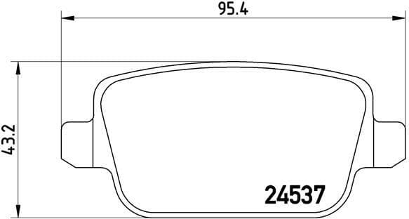 Brake Pad Set, disc brake PRIME LINE P44017