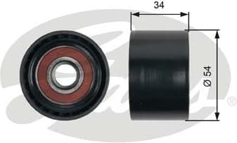 Deflection/Guide Pulley, V-ribbed belt DriveAlign™ T36453