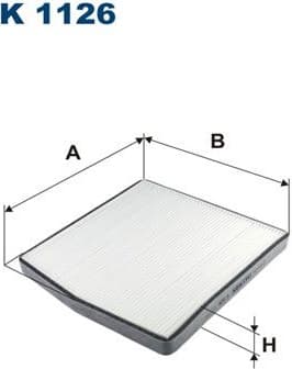 Filter, cabin air K1126