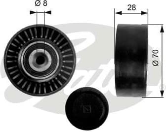Deflection/Guide Pulley, V-ribbed belt DriveAlign™ T36248