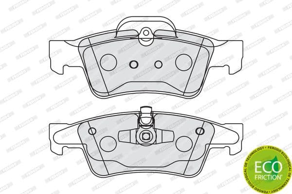 Brake pads rear, Top Quality FDB1831 - image 2