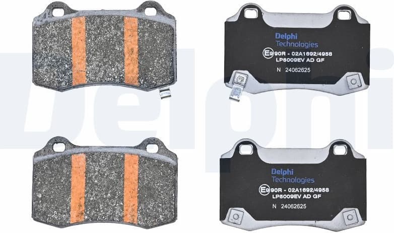 Brake Pad Set, disc brake LP5009EV