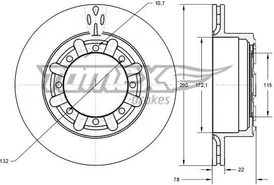 Brake Disc TX73-49