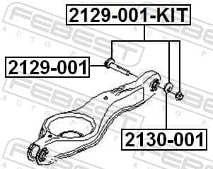 Camber Correction Screw Set 2129-001-KIT - image 2