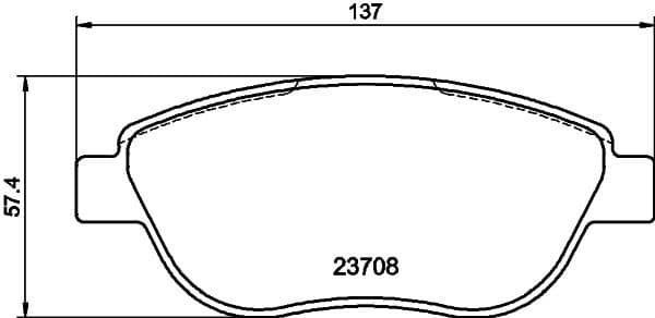 Brake Pad Set, disc brake 8DB 355 011-331 - image 2