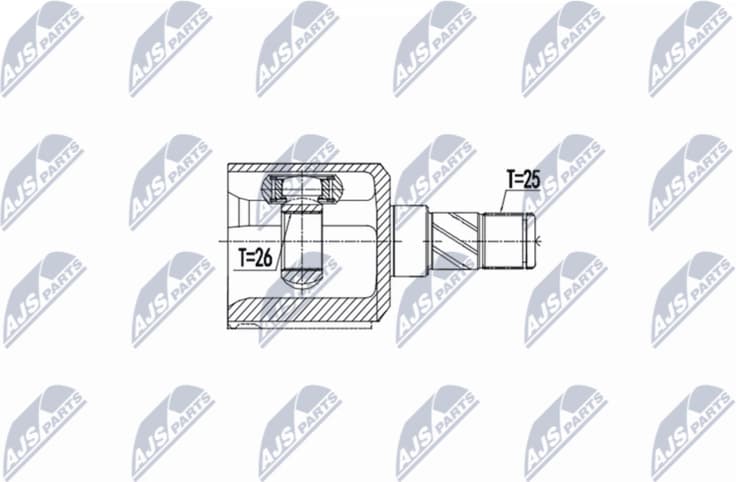 Joint Kit, drive shaft NPW-PL-076