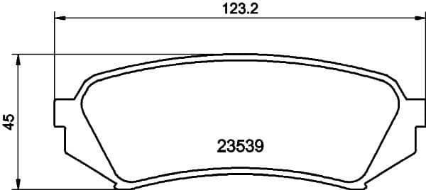 Brake Pad Set, disc brake 8DB 355 009-391