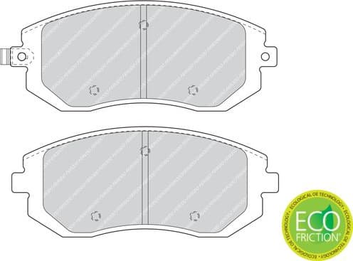 Brake pads front, Top Quality FDB1639 - image 2