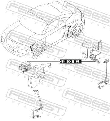 Sensor, headlight levelling 23603-028 - image 2