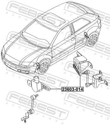 Sensor, headlight levelling 23603-014 - image 2