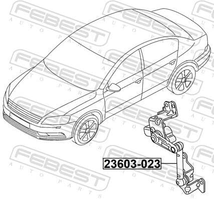 Sensor, headlight levelling 23603-023 - image 2