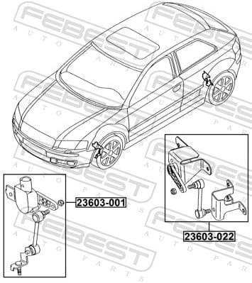 Sensor, headlight levelling 23603-001 - image 2