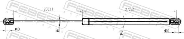 Gas Spring, boot/cargo area 26117-010 - image 2