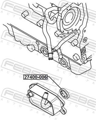 Seal Ring, oil cooler (lubrication) 27400-006 - image 2