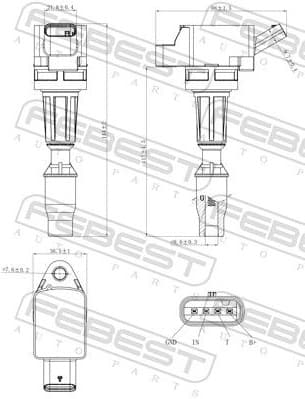 Ignition Coil 12640-013 - image 2