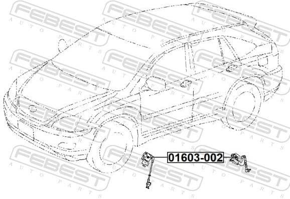 Sensor, headlight levelling 01603-002 - image 2
