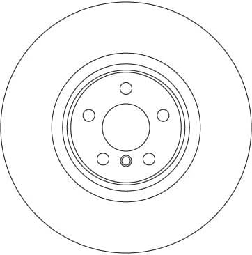 Brake Disc TRW SINGLE DF6979S