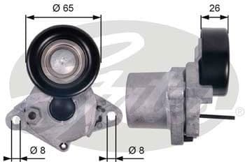 Belt Tensioner, V-ribbed belt DriveAlign™ T39123