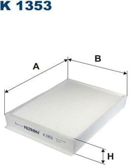 Filter, cabin air K1353