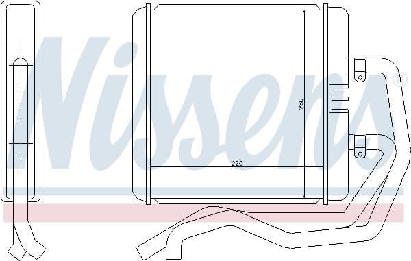 Heat Exchanger, interior heating 71811 - image 2