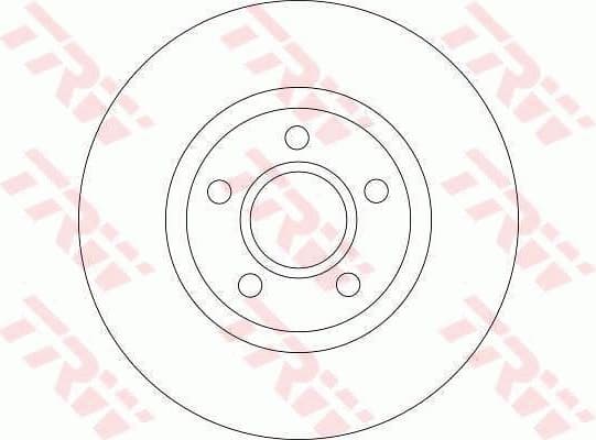 Brake discs kit front (2pcs), Top Quality DF4424 - image 4