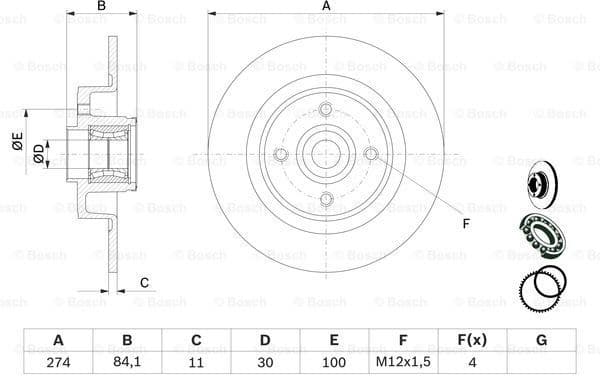 Brake Disc 0986479277 - image 5