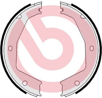 Brake Shoe Set, parking brake ESSENTIAL LINE S24550 - image 3