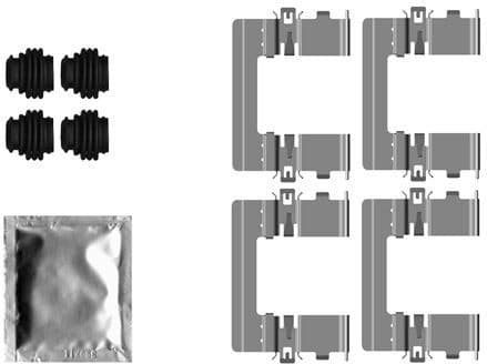 Accessory Kit, disc brake pad 82564400