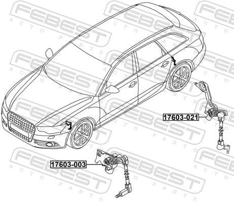 Sensor, headlight levelling 17603-021 - image 2