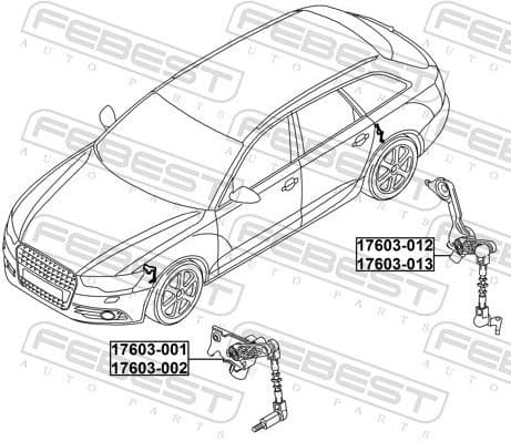 Sensor, headlight levelling 17603-013 - image 2