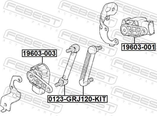 Sensor, headlight levelling 19603-003 - image 2