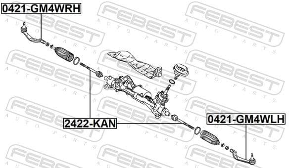 Tie Rod End 0421-GM4WLH - image 2