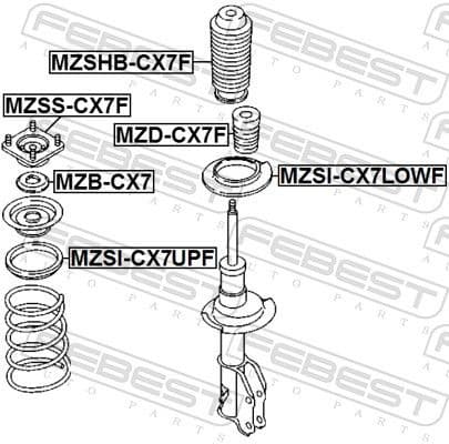 Spring Seat MZSI-CX7LOWF - image 2