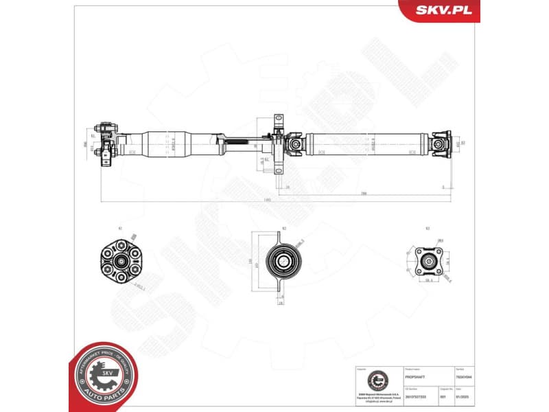 Drive Shaft 76SKV044