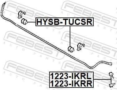 Link/Coupling Rod, stabiliser bar 1223-IKRL - image 2
