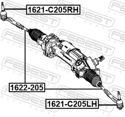 Inner Tie Rod 1622-205 - image 2